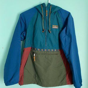 Vintage L.L. Bean 1/4 Zip Light Windbreaker / XS
